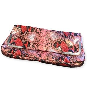 Vintage Snakeskin Purse Handbag Clutch